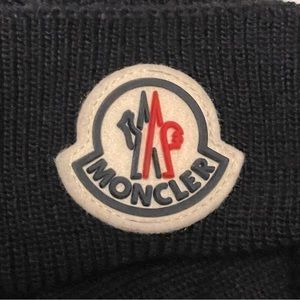 Authentic Moncler Logo Beanie